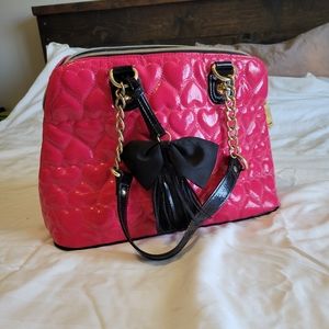 Betsey Johnson Hot Pink Purse